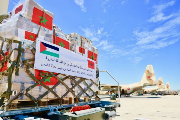 جلالة الملك محمد السادس يوجه مساعدات جديدة للشعب الفلسطيني بغزة
