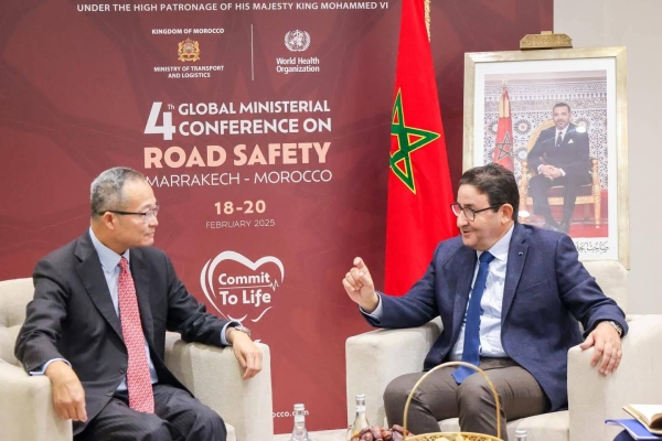 الوزير قيوح رفقة نائب مدير البنك الدولي بمراكش