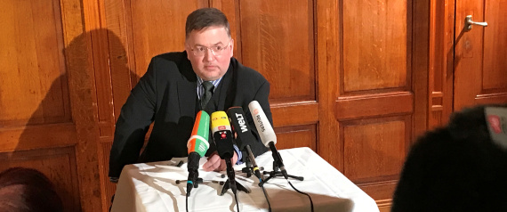 AfD member Wagner holds a news conference in Potsdam