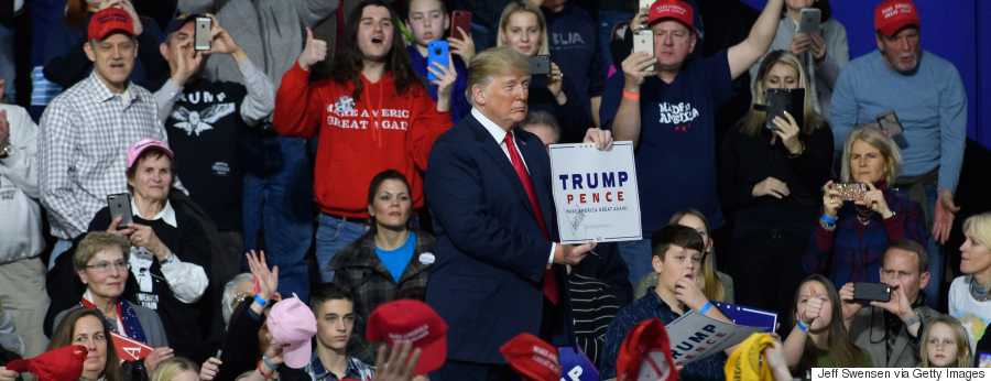 President Trump Holds Rally Touting Tax Cuts And Steel Tariffs Near Pittsburgh