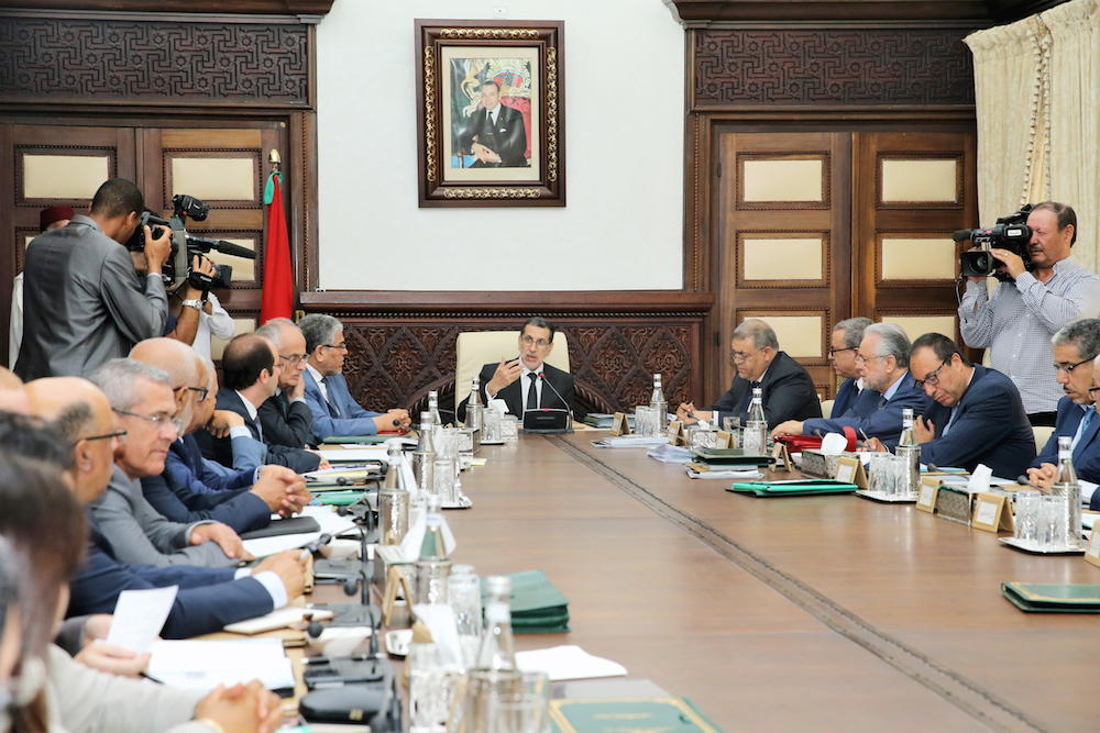 RÈunion du Conseil de gouvernement sous la prÈsidence du Chef du gouvernement, Sa‚d Eddine El Othmani_HA