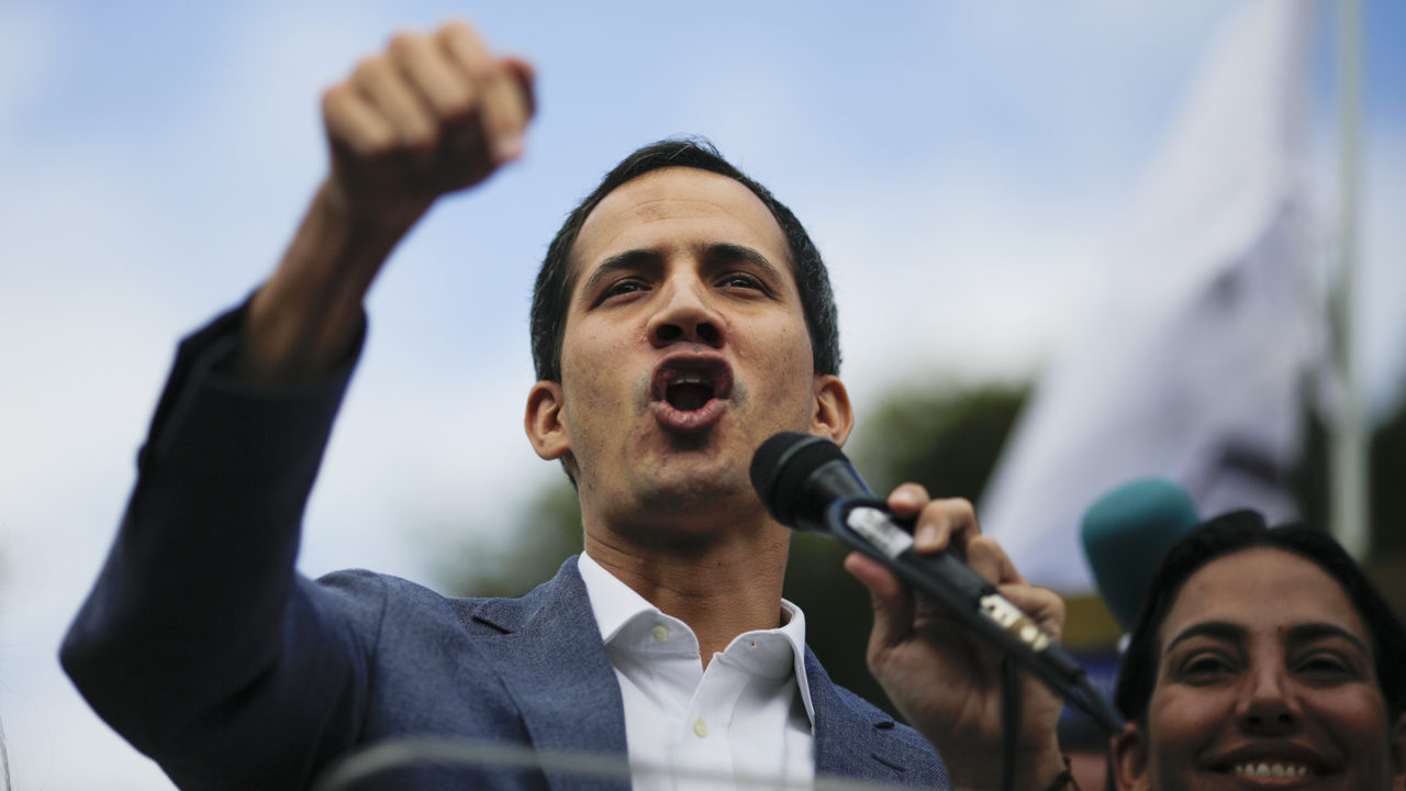 Juan Guaido speaking into microphone.jpg_31344142_ver1.0_1280_720