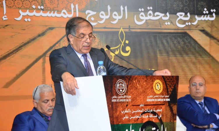 عمر ودرا رئيس جمعية هيئات المحامين بالمغرب