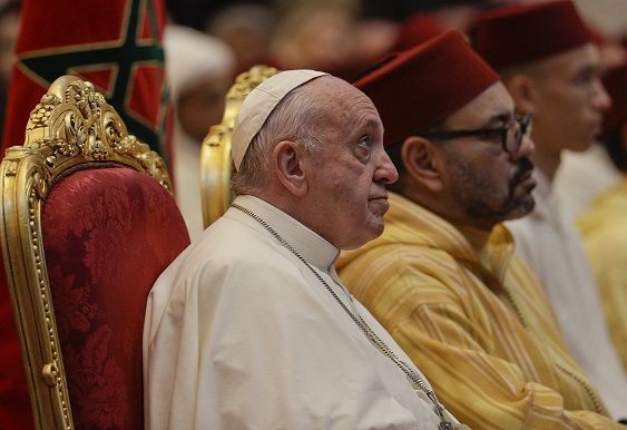 CORRECTION Morocco Pope