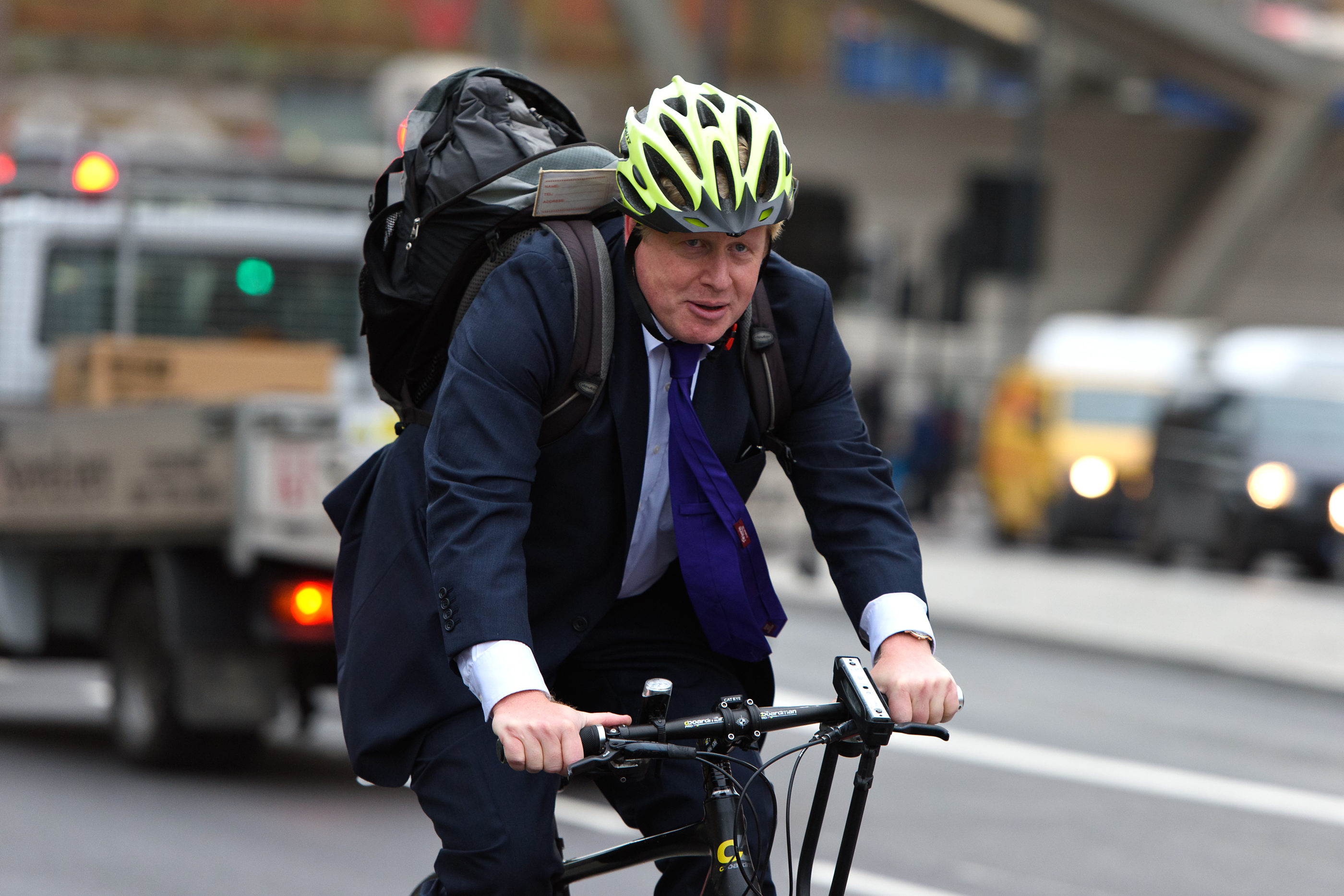 Boris Johnson Launches London's First Cycle Superhighway