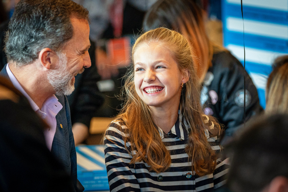 Spanish Royals Attend Princess of Girona Symposium  'El Talento Atrae Al Talento'