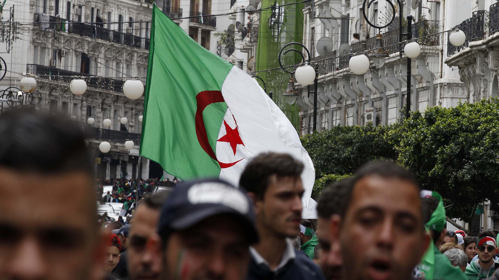 Algerians Parade At Anti-government Protest